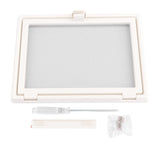 Maxbell Window Screen Mesh Home Office with Mount Hardware Tool Magnetic Flap System Style B