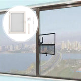 Maxbell Window Screen Mesh Home Office with Mount Hardware Tool Magnetic Flap System Style B