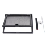 Maxbell Window Screen Mesh Home Office with Mount Hardware Tool Magnetic Flap System Style C