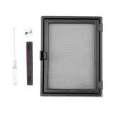 Maxbell Window Screen Mesh Home Office with Mount Hardware Tool Magnetic Flap System Style C