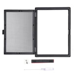 Maxbell Window Screen Mesh Home Office with Mount Hardware Tool Magnetic Flap System Style C