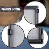 Maxbell Window Screen Mesh Home Office with Mount Hardware Tool Magnetic Flap System Style C
