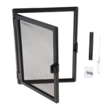 Maxbell Window Screen Mesh Home Office with Mount Hardware Tool Magnetic Flap System Style E
