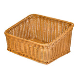 Maxbell Hand Woven Basket Slant Opening Rustic Storage Basket for Restaurant Wedding