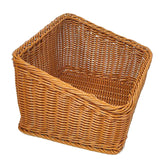 Maxbell Hand Woven Basket Slant Opening Rustic Storage Basket for Restaurant Wedding