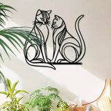 Maxbell Cat Wall Decor Stylish Elegant Creative Artwork for Home Holiday Living Room