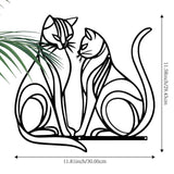 Maxbell Cat Wall Decor Stylish Elegant Creative Artwork for Home Holiday Living Room