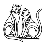 Maxbell Cat Wall Decor Stylish Elegant Creative Artwork for Home Holiday Living Room