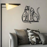 Maxbell Cat Wall Decor Stylish Elegant Creative Artwork for Home Holiday Living Room