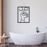 Maxbell Funny Bathroom Wall Art Decor Gift for Family Friends Home Hilarious Display