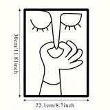 Maxbell Funny Bathroom Wall Art Decor Gift for Family Friends Home Hilarious Display