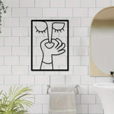 Maxbell Funny Bathroom Wall Art Decor Gift for Family Friends Home Hilarious Display