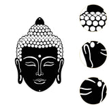 Maxbell Buddha Head Wall Decor Kitchen Yoga Fence Garden Corridor Home Buddhism Sign