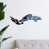Maxbell Fish Wall Decor Gift Versatile Ornament for Living Room Outdoor Housewarming