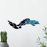 Maxbell Fish Wall Decor Gift Versatile Ornament for Living Room Outdoor Housewarming