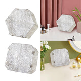 Maxbell Gift Box for Presents with Lid Closure for Anniversary Graduations Christmas Hexagonal