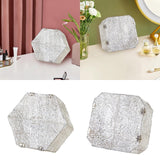 Maxbell Gift Box for Presents with Lid Closure for Anniversary Graduations Christmas Hexagonal