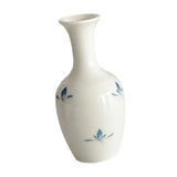 Maxbell Decorative Vase Ceramic Traditional Flower Vessel for Home Fireplace Desktop 4.5cmx16cm