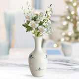 Maxbell Decorative Vase Ceramic Traditional Flower Vessel for Home Fireplace Desktop 4.5cmx16cm