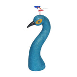 Maxbell Peacock Head Model Decorative Accessory Sculpture for Indoor Bedroom Walkway
