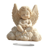 Maxbell Praying Angel Waterproof Wings Angel 2D Flat Acrylic for Patio Lawn Entryway