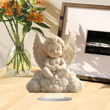 Maxbell Praying Angel Waterproof Wings Angel 2D Flat Acrylic for Patio Lawn Entryway