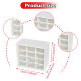 Maxbell Drawer Organizer Accessory 12 Compartments for Collection Gadgets Hair Clips