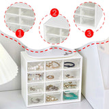 Maxbell Drawer Organizer Accessory 12 Compartments for Collection Gadgets Hair Clips