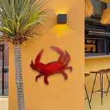 Maxbell Crab Wall Art Decor Beach Design Patio Living Room Outdoor Indoor Decoration