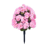 Maxbell Flower Bouquet Centerpieces Real Touch Begonia Flower for Wedding Party Home pink
