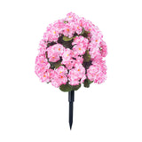 Maxbell Flower Bouquet Centerpieces Real Touch Begonia Flower for Wedding Party Home pink