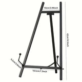 Maxbell Wedding Sign Easel Stand Creative Picture Stand for Party Exposition Wedding Black