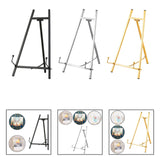 Maxbell Wedding Sign Easel Stand Creative Picture Stand for Party Exposition Wedding Black