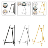 Maxbell Wedding Sign Easel Stand Creative Picture Stand for Party Exposition Wedding Black
