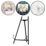 Maxbell Wedding Sign Easel Stand Creative Picture Stand for Party Exposition Wedding Black