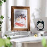 Maxbell Wedding Sign Easel Stand Creative Picture Stand for Party Exposition Wedding Silver