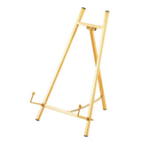 Maxbell Wedding Sign Easel Stand Creative Picture Stand for Party Exposition Wedding Gold