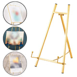 Maxbell Wedding Sign Easel Stand Creative Picture Stand for Party Exposition Wedding Gold