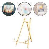 Maxbell Wedding Sign Easel Stand Creative Picture Stand for Party Exposition Wedding Gold