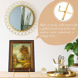 Maxbell Wedding Sign Easel Stand Creative Picture Stand for Party Exposition Wedding Gold