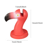 Maxbell Flamingo Shape Eyewear Display Stand Lightweight Fashionable Resin Sculpture Red