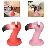Maxbell Flamingo Shape Eyewear Display Stand Lightweight Fashionable Resin Sculpture Red