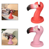 Maxbell Flamingo Shape Eyewear Display Stand Lightweight Fashionable Resin Sculpture Red