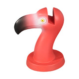 Maxbell Flamingo Shape Eyewear Display Stand Lightweight Fashionable Resin Sculpture Red
