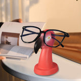 Maxbell Flamingo Shape Eyewear Display Stand Lightweight Fashionable Resin Sculpture Red