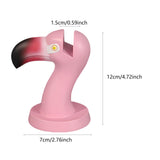 Maxbell Flamingo Shape Eyewear Display Stand Lightweight Fashionable Resin Sculpture Pink