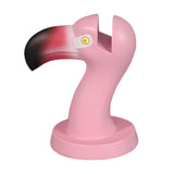 Maxbell Flamingo Shape Eyewear Display Stand Lightweight Fashionable Resin Sculpture Pink