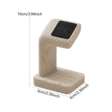 Maxbell Watch Display Stand Home Decor Compact for Home Watch Enthusiasts Countertop Beige