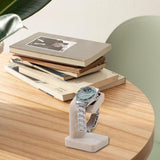 Maxbell Watch Display Stand Home Decor Compact for Home Watch Enthusiasts Countertop Beige