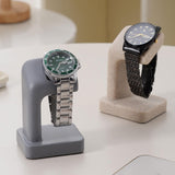 Maxbell Watch Display Stand Home Decor Compact for Home Watch Enthusiasts Countertop Beige